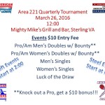 Updated ADA Quarterly Tournament