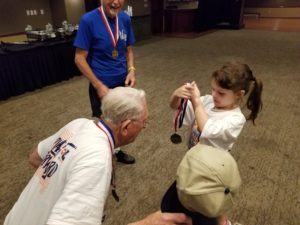 2018 Senior State Games Vivian Awarding Medals