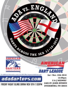 2018 ADA vs England Challenge Flyer