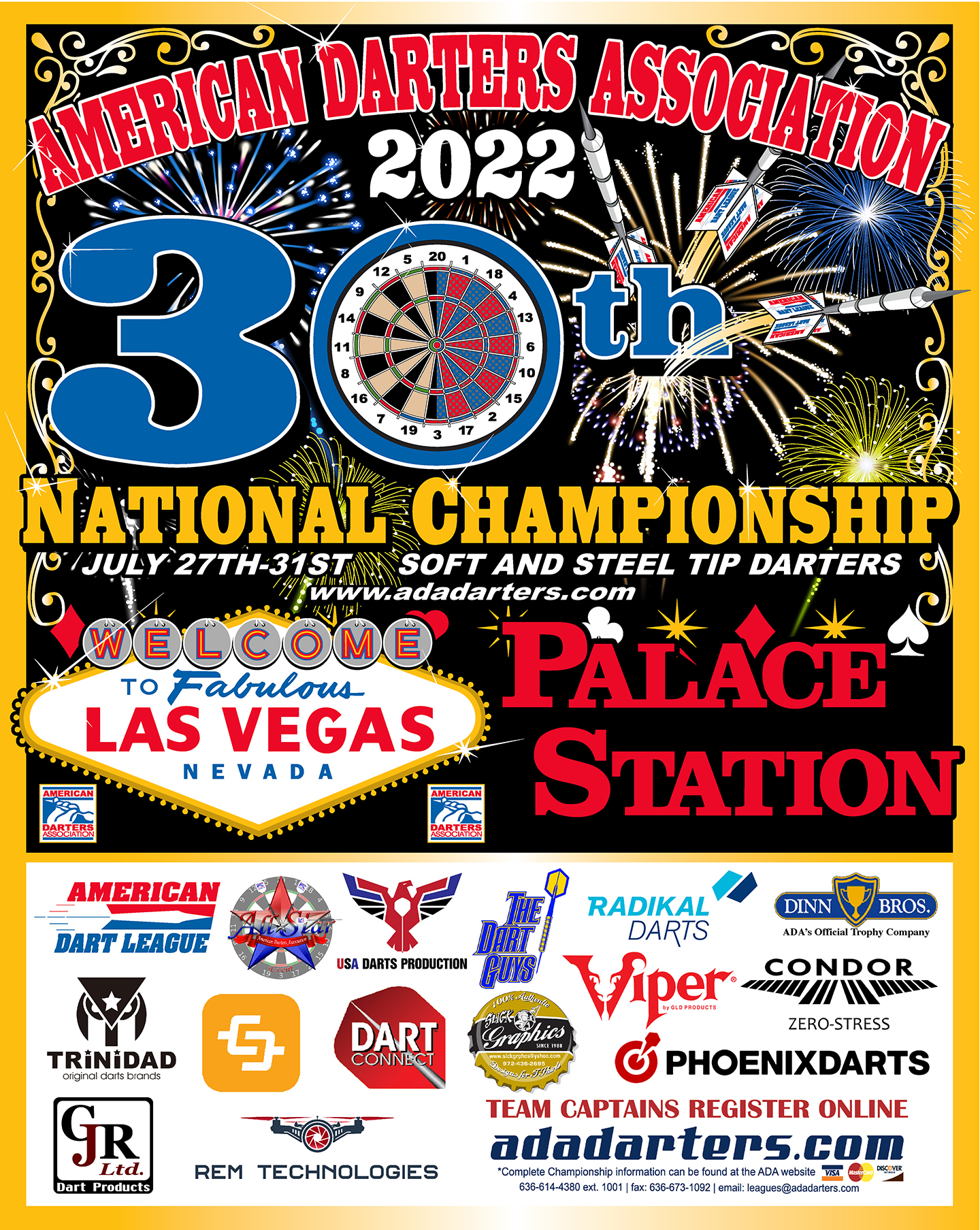 2022 ADA National Championship ADA The American Darters Association