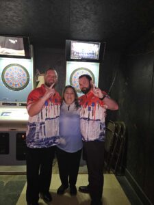 May Pro Doubles Winners Tyler & Eric with Ginger